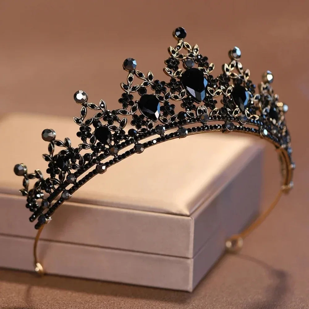 Large Crown Headband 2026 Fashion Birthday Party Accessory Retro Queen Hairband for Women Girls