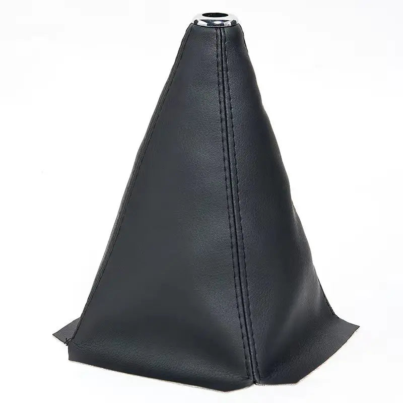 Car Gear Shift Knob Cover Universal Shifter Boot Dust Cover PU Leather Waterproof Decorate Fit for Most Manual/Auto Car Truck