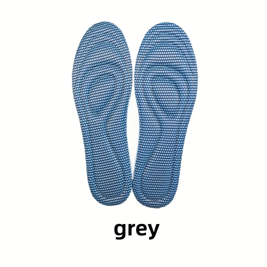 1/2 Pairs Memory Foam Disposable Insoles for Shoes Antibacterial Deodorization Sweat Absorption Insert Sport Shoes Pads