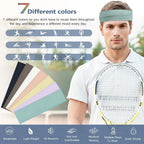 6pcs Unisex Simple Basic Solid Color Leopard Print Face Wash Cycling Running Sports Yoga Leisure Sweat-Absorbing Headband