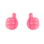 Hand-shaped Rubber Holder Glasses Cable Power Cord Charging Line Self Adhesive Mini Hook Storag Organizer Gadget Car Accessories
