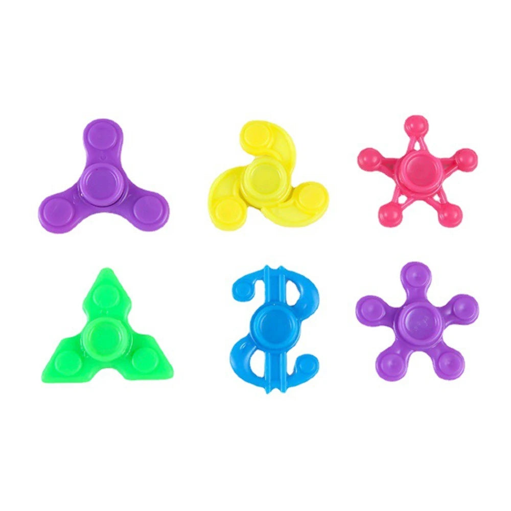 12/24PCS for Kids Boys Girls Random Mini Finger Gyro Toys Fidget Spinners Sensory Stress Toys Hand Spinner Party Favors Gifts