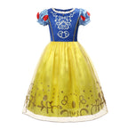 Elsa Anna Kid Princess Girls Dress Rapunzal  Kids Cosplay Halloween Vestidos Children Costume Birthday Party Dress