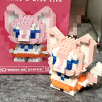 Disney 214 style Winnie LinaBell StellaLou Building Blocks Princess Cartoon Figrues Bricks Children's Assembly Toys Model Gift