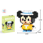 Disney Zootopia Small LinaBell Building Blocks Judy Nick Model Donald Duck Education Lotso Toys Mickey Mouse For Kids Birthday