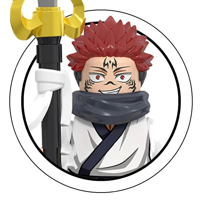 WM6139 WM6140 WM6149 WM6202 WM6201 Jujutsu Kaisen Building Blocks Mini Action Figure Itadori Yuji Gojo Satoru Ryomen Gifts Toys