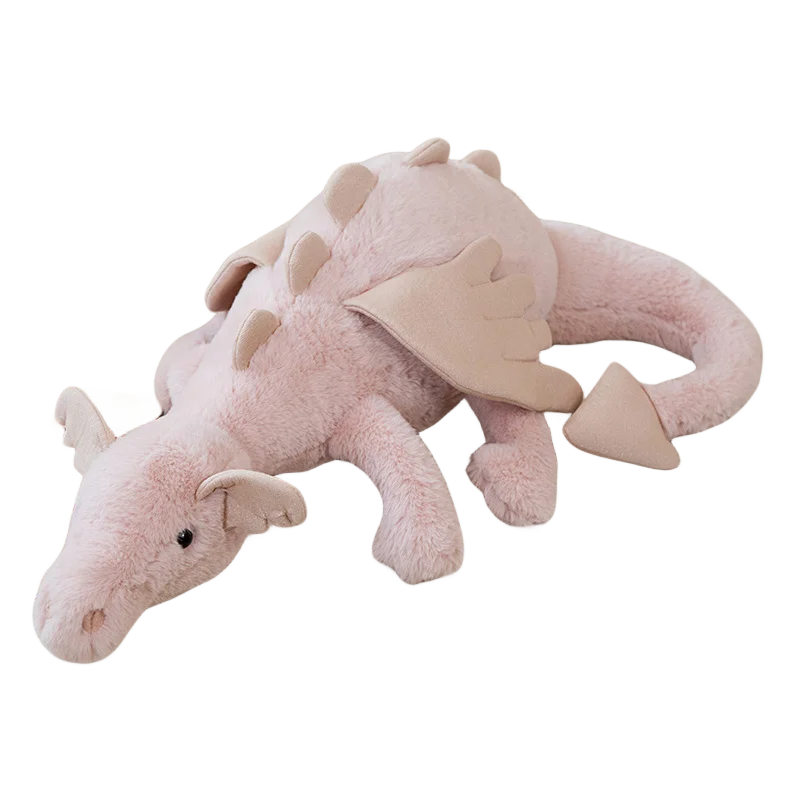 30/50/70/90cm Flying Dragon Action Figure Stuffed Toy Flying Wings Dinosaur Rag Doll White Green Blue Pink Dinos Birthday Gift