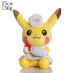 Newest Pokemon 70 Types Elf Plush Pikachu Toys Elekid Lucario Celebi Stuffed Doll Sprigatito Fuecoco Quaxly Plushies Xmas Gifts