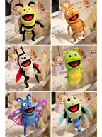 Insect Plush Hand Puppet Storytelling Bee Ladybird Butterfly Soft Stuffed Plush Toys Early Education Hand Finger Story Puppet