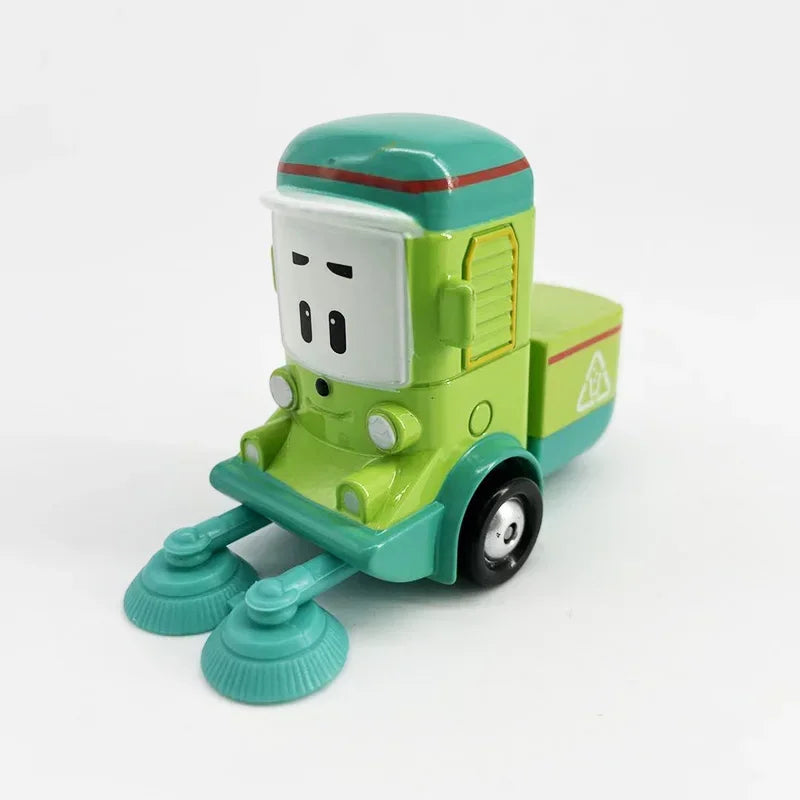 19 Style Silverlit Robocar Korea Kids Toys Robot Roy Haley Anime Metal Action Figure Cartoon Toy Car for Children Best Gift