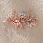Fashion Pearl Flower Clip Silver Color Hair Combs Wedding Bridal Jewelry Accessories Headpieces For Woman Bride Hair Ornaments