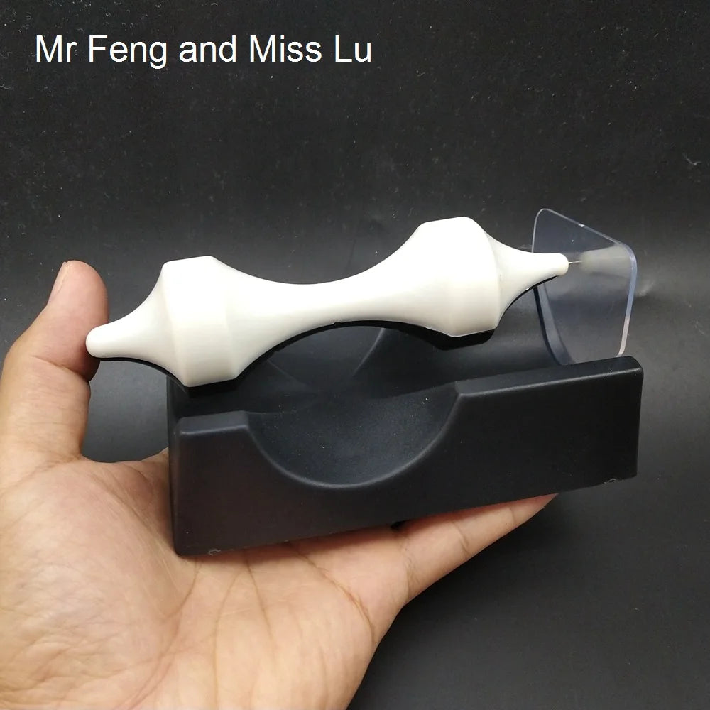 Battery-Free Magnetic Levitation Rotating Roller Novelty Science Experiment Desktop Decor Educational Fidget Toy Home Gift