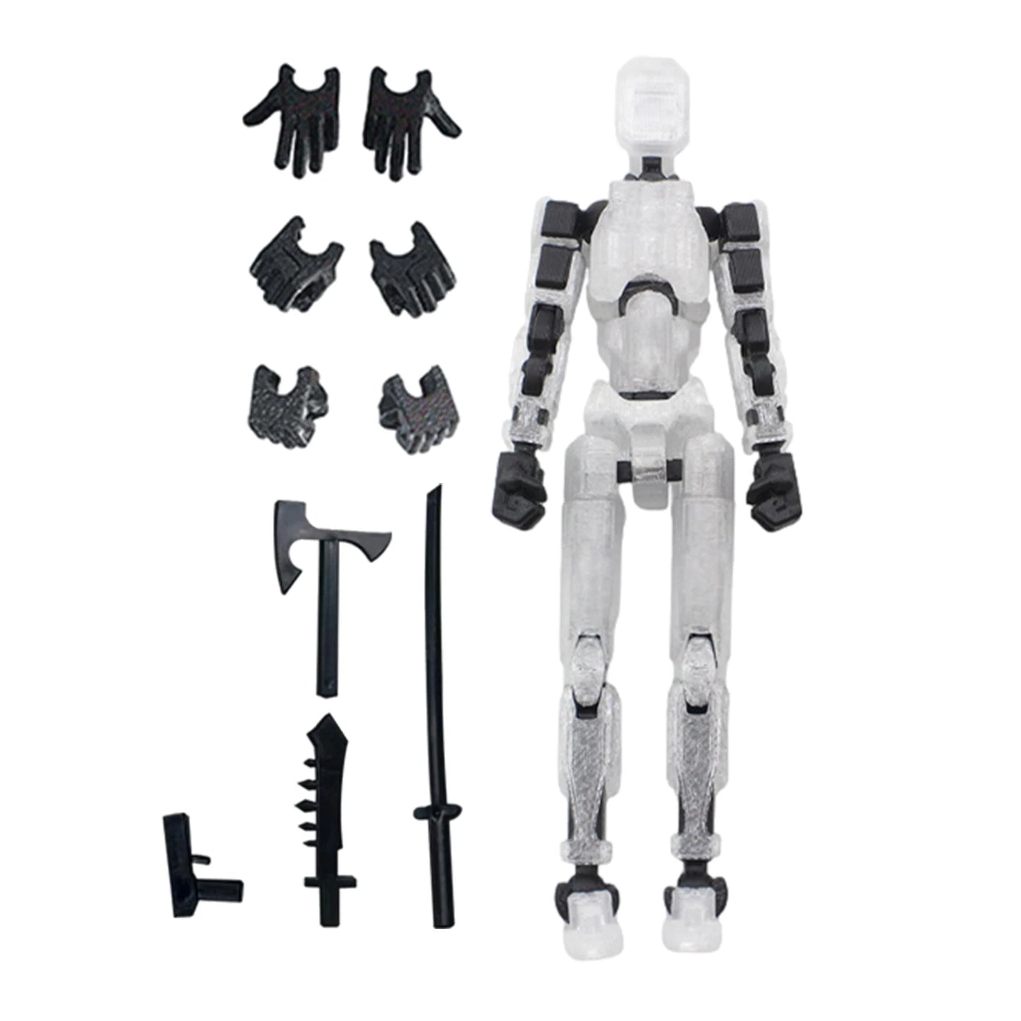 Articulated Action Figure Dummy with 13 Movable Joints