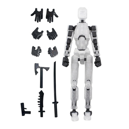 Articulated Action Figure Dummy with 13 Movable Joints