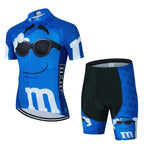 2024 Cartoon Cycling Clothing Men Short Sleeve MTB Ropa Ciclismo Breathable Summer Sportswear Outdoor Bicycle Clothes Bib Shorts
