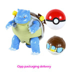 18 style Pokemon Figures Toys elf Monsters Ball Model Pikachu Gengar Pokeball Dragonite Snorlax Pokeball Action Figures gift