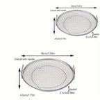 tainless Steel Filter Tray,Reusable Round Mesh Basket,Frying Grilling,Kitchen Strainer,Fruit vegetable water filter basket
