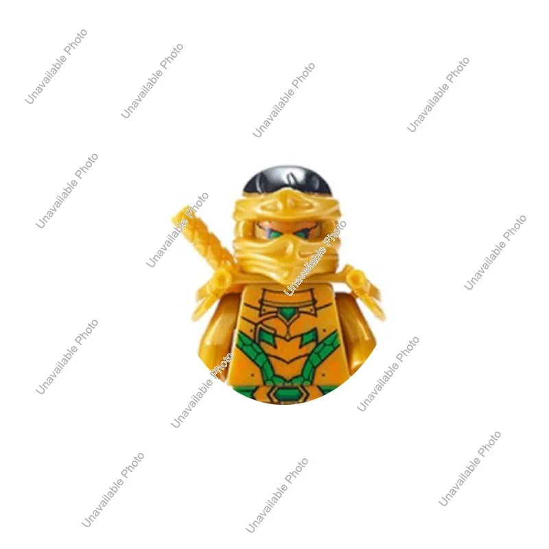 Hot Toys Ninja Figures Garmadon Jay Zane Kai Nya Lloyd Samukai Cole Harumi Ultra Violet Pyro Snake Morro Building Block Kids Toy