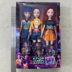 Kpop Rumi Mira Zoey Vinyl Doll Anime Hunters Girl 11 Inch Articulated With Theme Music Cute Toy 3PCS Set Gift for Kids Girl Fans