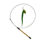 Simulation Bird Cat Toys Funny Interactive Peacock with Bell Cat Stick Toy for Kitten Playing Teaser Wand Toys Pet Cats Supplies
