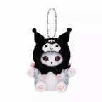 Kawaii Mofusand Cross-Dressing Sanrio Hello Kitty Kuromi Hanyodon Plush Keychain Pendant Anime Plush Backpack Pendant