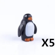 MOC Animal Scene Building Blocks Zoo Ducks Cat Dog Penguin Eagle Dove Wolf Bear Deer Shark Snake Mice Sheep DIY Toys Bricks K055