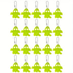 20-Piece Keychain Set with Double-Sided Reflective Design – Stylish Fun Halloween Night Accessories, Ideal Gifts