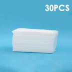 30/200Pcs Of Dust Removal Paper Disposable Household Dust Removal Cloth Electrostatic Mop Pad Floor Tile Floor Cleaning Supplies