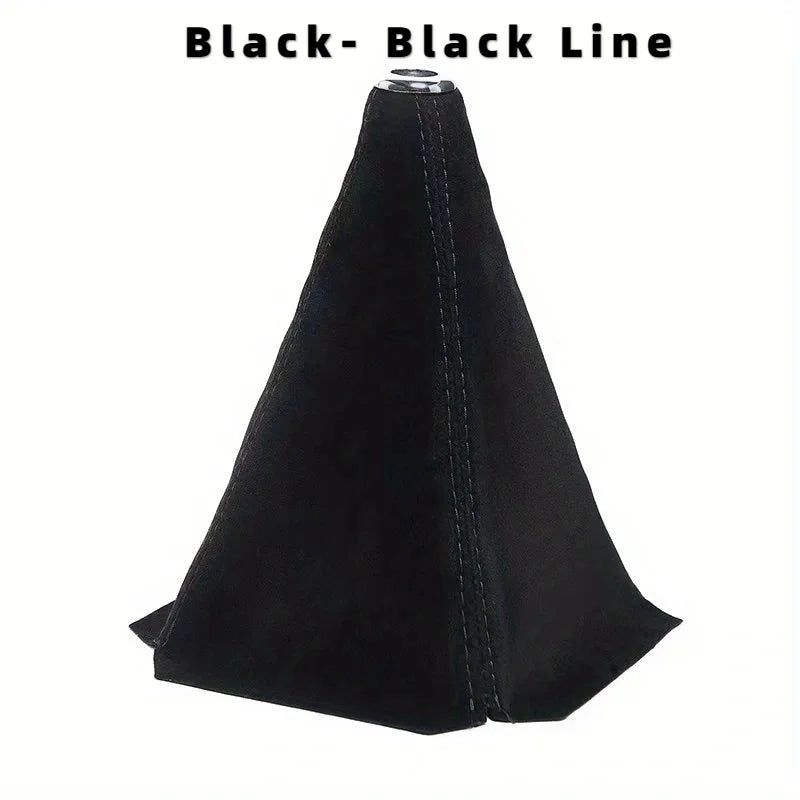 Car Gear Shift Knob Flocking Cover Universal Shifter Boot Dust Cover Suede Waterproof Decorate Car Interior