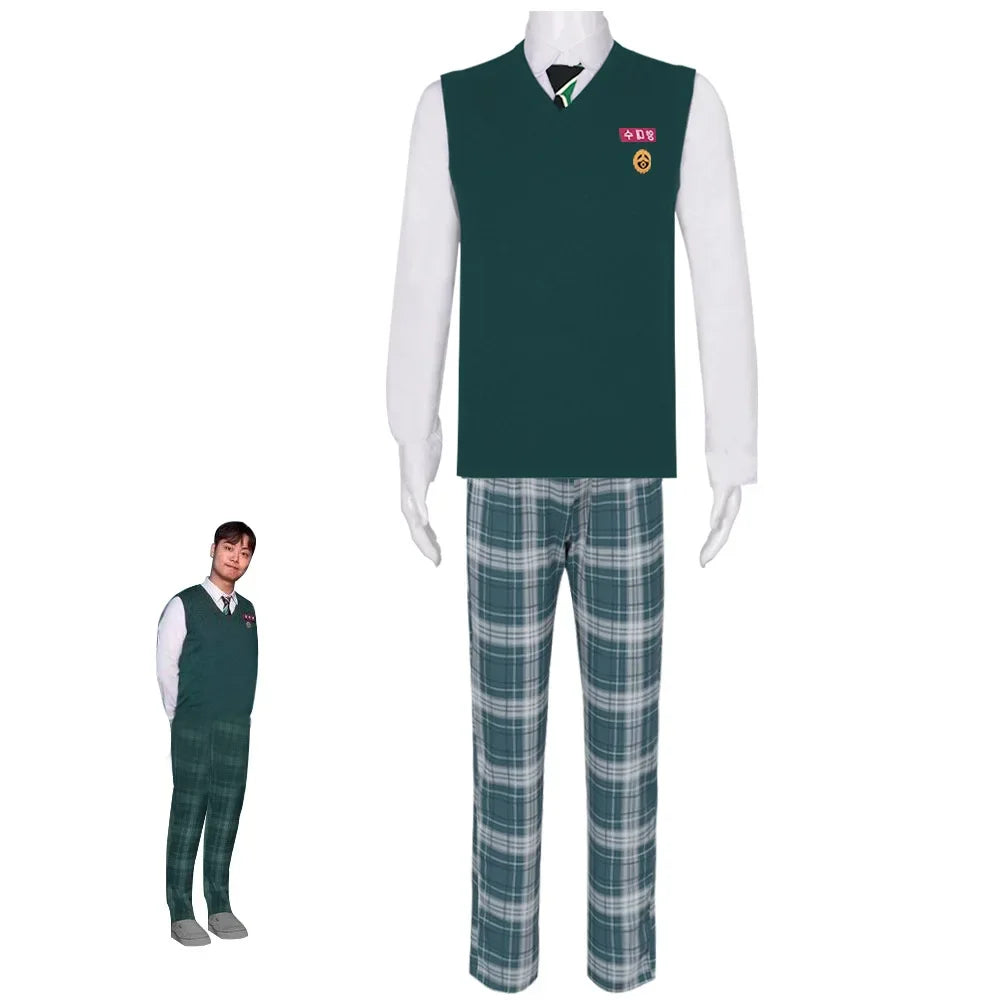 New Anime Kids Girl Roleplay Cosplay Costumes Zoey Full Costume Set for K-pop Halloween Carnival Party Suits Clothes Outfit