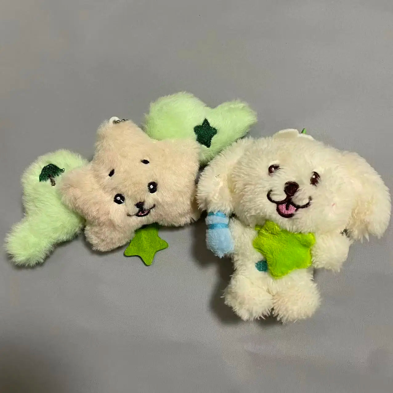 Kpop NTC WISH Sakuya RIKU YUSHI Tea Cat Doll Plush Dog Keychain NTCWISH Cartoon Keychain Bag Pendant Keychain Fans Collect Gif