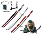 40incn Roronoa Zoro Katana Ninja Knife Sword Anime Cosplay Costume Zoro Real Size Japanese Katana Original Samurai Sabre Gift