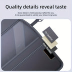 New Car Seat Protection Cover Car Seat Kick Proof Pad with Pockets PU Auto Seat Back Storage Bag Multi-functional Tablet Holder