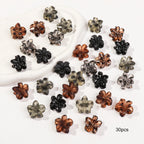 12/24/30Pcs Mini Flower Hair Claw Clips Pack for Women Girl Cute Hair Accessories Creaseless Styling for Bangs Tiny Hair Styling