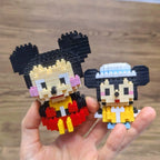 Disney Zootopia Small LinaBell Building Blocks Judy Nick Model Donald Duck Education Lotso Toys Mickey Mouse For Kids Birthday