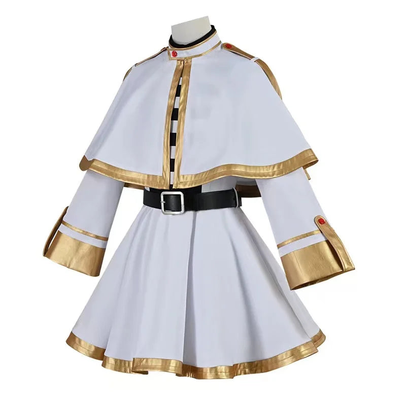 Frieren Beyond Journey's End Cosplay Costume Anime Magician Dress Elf Ear Halloween Party Charistmas for Women Girls