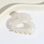 Elegant Sweet Small Oval Hair Claw Clip for Women Secure Grip Hair Accessories Ponytails Cute Hair Clips Sophisticated Style