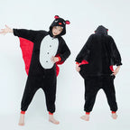 Cartoon Kigurumi For Children Kids' Animal Onesie Pyjamas Dog Wolf Dragon Dinosaur Halloween Carnival One-piece Costume Homewear