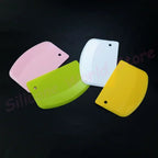 Plastic Scraper Cake Cream Scraper Flour Dough Cutting Knife Intestine Powder Scraper Kitchen DIY Tools Kitchen Baking Tools