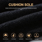 4 Pairs Men's Cotton Work Socks Long Running Breathable Ankle Crew Socks Casual Socks for Men Cycling Socks