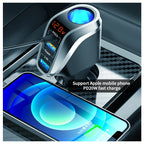 SEAMETAL 66W Car Charger PD20W QC3.0 Port USB Type Fast Charging Phone Charger 12V/24V Universal Cigarette Lighter Power Adapter