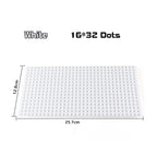 Baseplates 32x32 16x32 Dots Classic Base Plates MOC Bricks City Dimensions Building Blocks Figures Construction Toys
