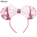 2026 Chic Embroidery Sequin Ears Headband Classical DOT Bow Hairband For Girls Women Party Head Wear Kids DIY Hair Accessories