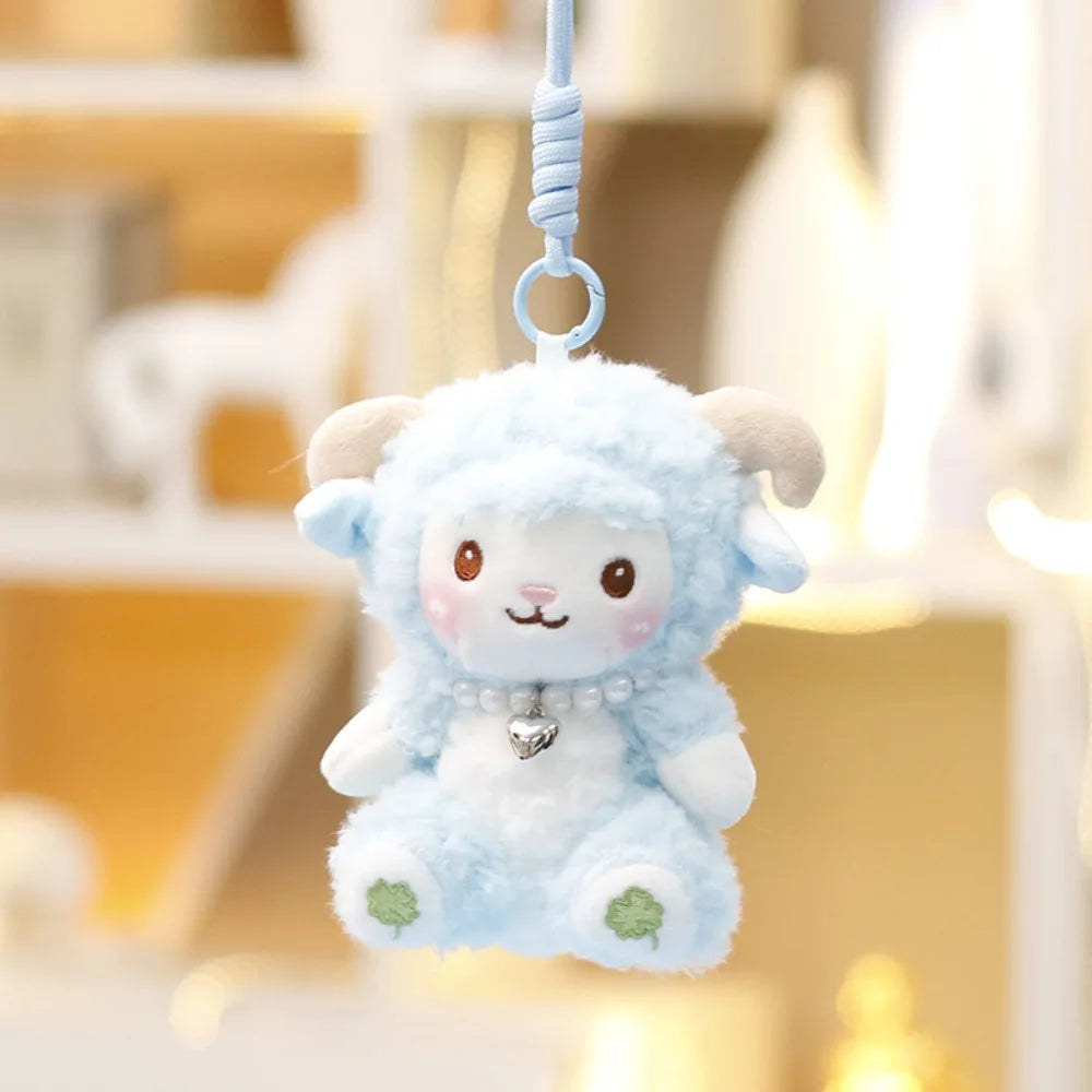 Pendant Plush Toy Bags Pendant Jewelry Ornament Fluffy Toy Doll Plush Bunny Keyring Plush Bunny Keychain Rabbit Fur Keychain