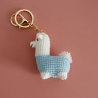 Funny Zebra Crochet Keyrings For Bag Pendant Handmake Animal Doll Knitting Keychain Cute Sheep Keyrings Gifts Custom Accessories