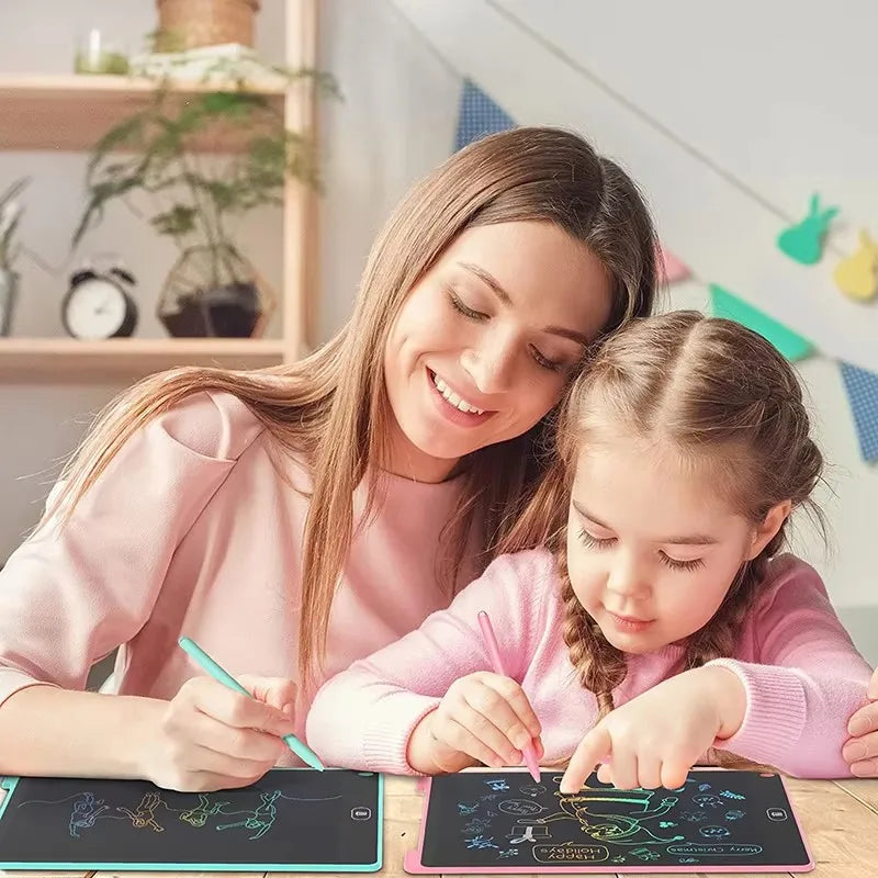 12 inch LCD Early coaching board light energy drawing board Colorful children's electronic handwriting board Birthday gift