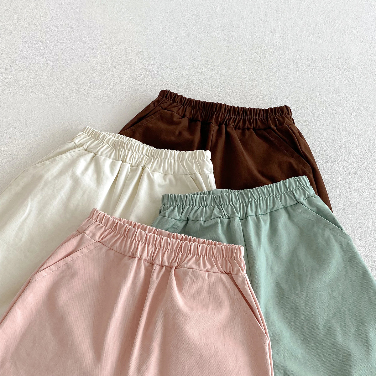 Children's Pants Baby Boys Pants Spring Summer Toddler Girls Legging Pocket Boy's Trousers Elastic Waist Casual Pants 0-6 Yrs