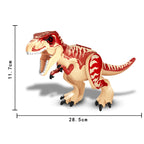 Brutal Raptor Building Jurassic Blocks World 2 MINI Dinosaur Figures Bricks Dino Toys For Children Dinosaurios Christmas