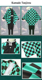 New Demon Slayer Cosplay Tanjiro Nezuko Cosplay Kids Shinobu Costume Japanese Anime Cartoon Halloween Costume Christmas Gifts