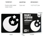 Baby Visual Stimulation Cards Montessori High Contrast Flash Card Infant Gift For Children Cognition Toy
